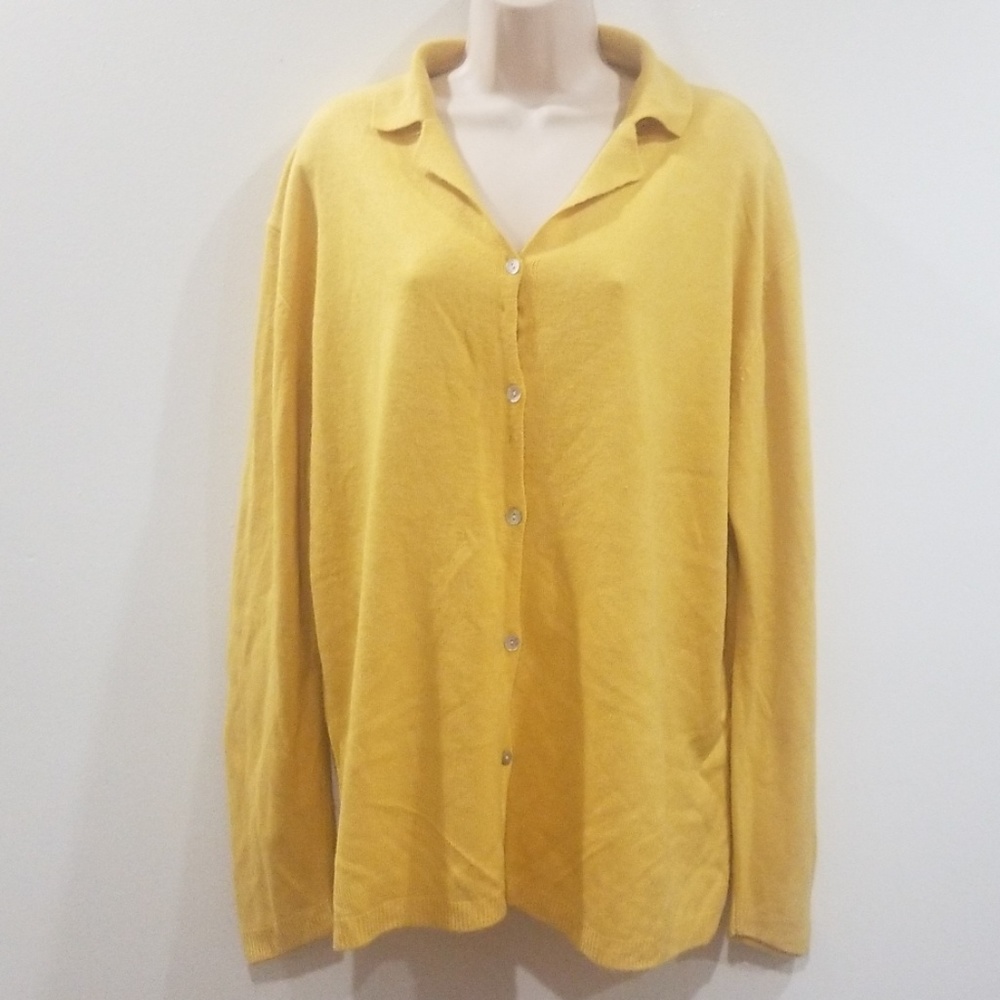 Sherry Taylor women's mustard color sweater 2xl